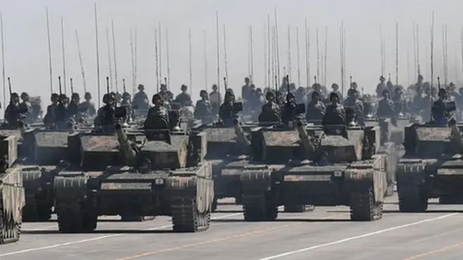 चीनी मिलिट्री परेड