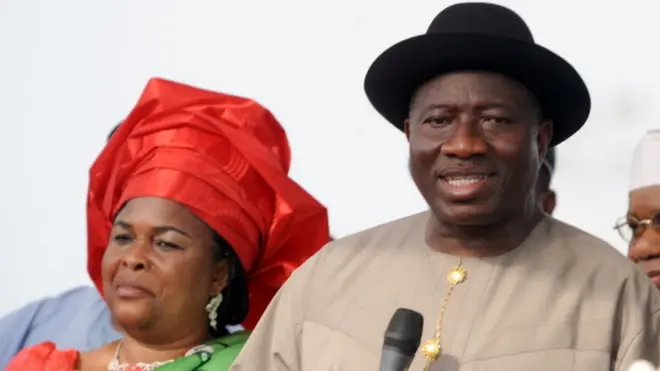 L'ex président du Nigeria, Goodluck Jonathan et son épouse Patience Jonathan