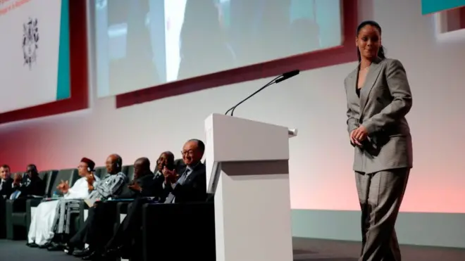 Rihanna from Barbados and she be Ambassador of 'Global Partnership for Education (GPE) organization