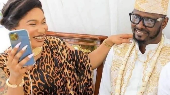 Tonto Dike and ex-lover, Prince Kpokpogri