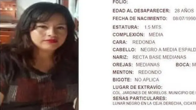 Nancy Huitron disappeared along with her baby Valentina on 6 September