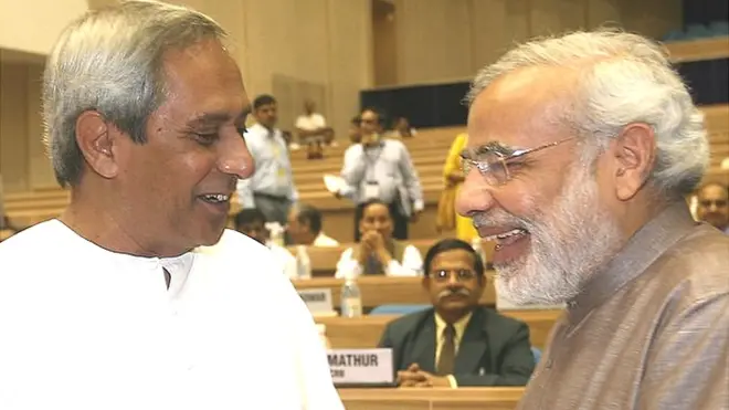 नवीन पटनायक और नरेंद्र मोदी