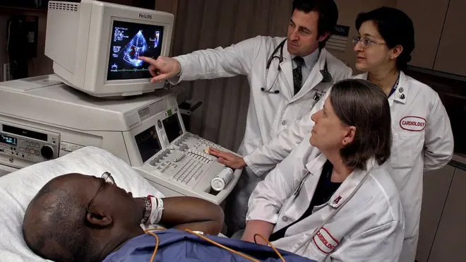 Un patient se faisant soigner de drépanocytose