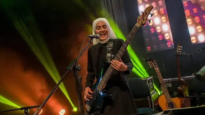 Sister Monica and Siervas, a Peruvian band comprised entirely of nuns