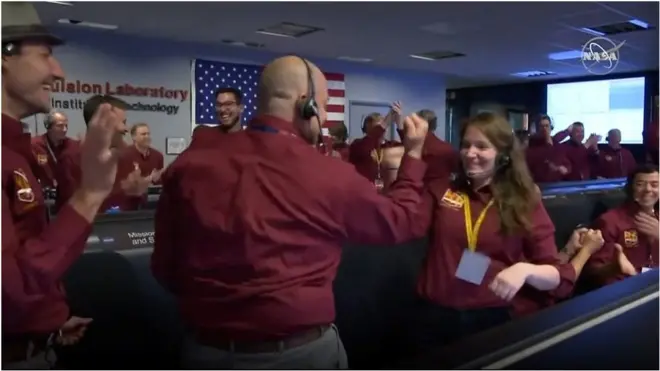 посадка на Марс