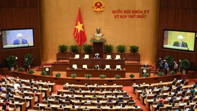 Một phiên họp của Quốc hội Việt Nam