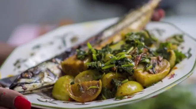 Plate of yamless porridge