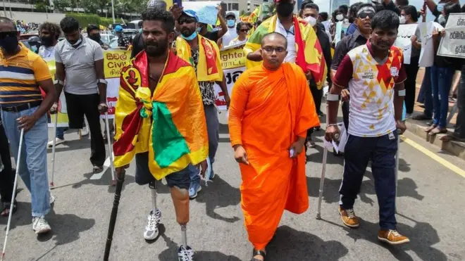 శ్రీలంకలో నిరసనలు