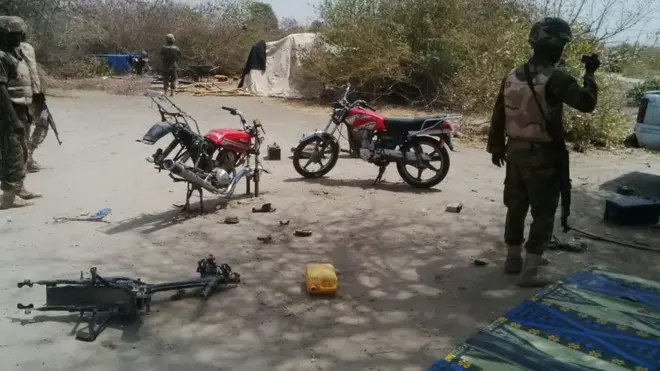 Nigeria Army dey clear Boko Haram camp