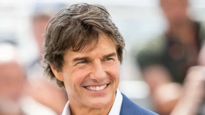 حضر توم كروز خلال مهرجان كان السينمائي السنوي الـ 75 في 18 مايو/أيار 2022