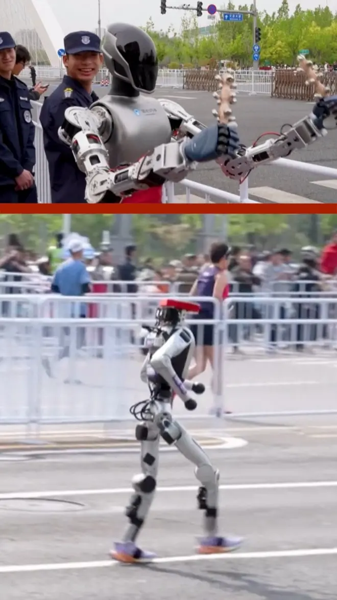 Robot trči polumaraton u Kini