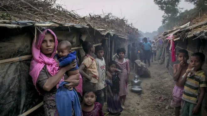 أطفال من الروهينغا