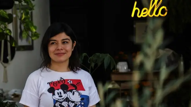 Abigail Martínez abrió su negocio de plantas en Narvarte en plena pandemia.