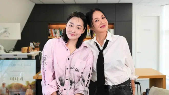 배우 김민하와 엄정화