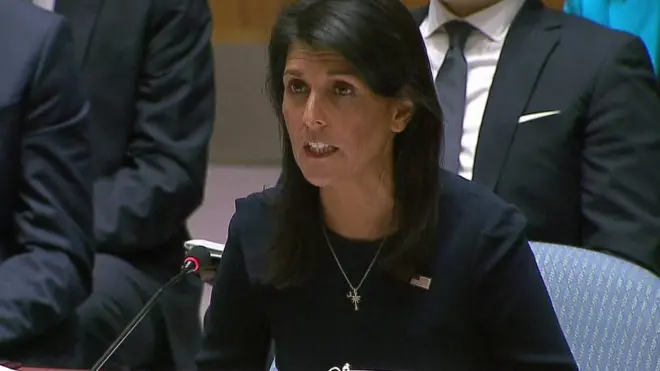 المندوبة الأمريكية قالت إن صبر بلادها ليس بلا حدود