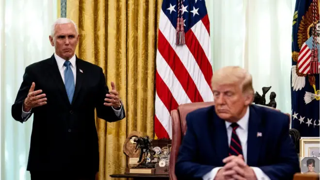 Wakil Presiden Mike Pence akan menjadi pengganti Presiden AS Donald Trump jika dia tak bisa menjalankan tugas.