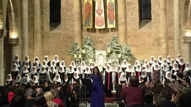 Peringatan Natal di Beirut