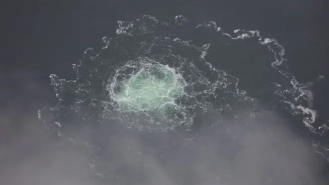 Nord Stream 2 gas leak 28 September 2022