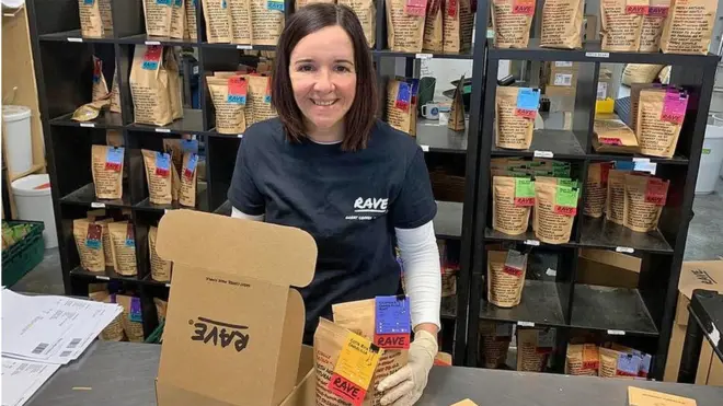 Some businesses have seen a surge in orders as the country stays indoors