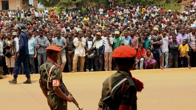 Le public assiste en 2016 à un procès de rebelles supposés appartenir aux ADF (illustration).