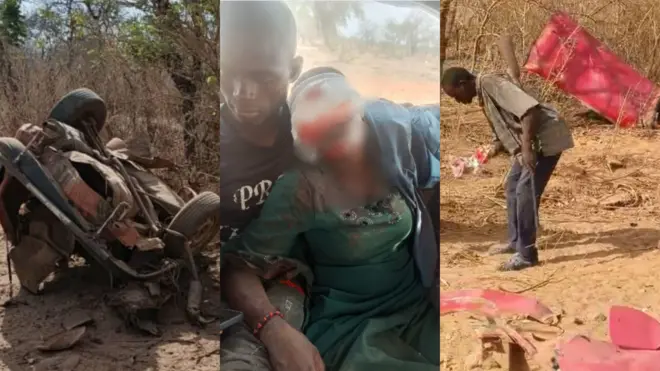 Ọkọ ti ado oloro bajẹ, atawọn eeyan to farapa nibi ibugbamu to ṣẹlẹ niluu Woro nipinlẹ Kwara