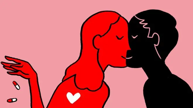 "Estar enamorada me hacía sentir tan bien que me convencía a mí misma de que no necesitaba los medicamentos".