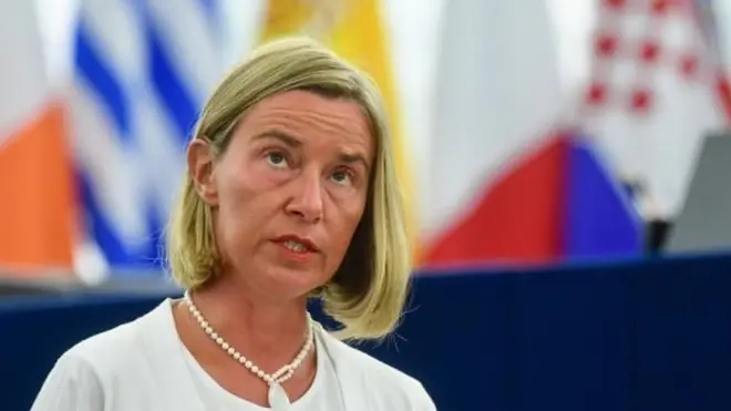 Федерика Могерини представљала је део извештаја о напретку