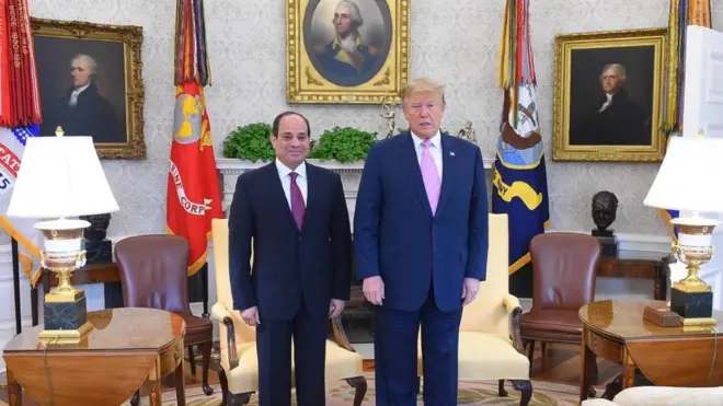 هل يعول الرئيس المصري على وساطة الرئيس الأمريكي في حل الخلاف مع إثيوبيا؟