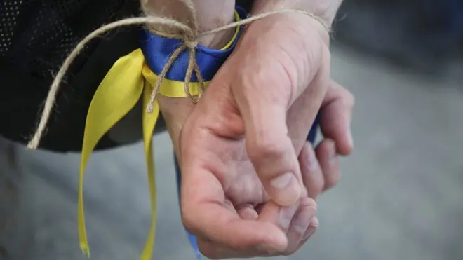 Акція у польському Кракові з вимогою звільнити Олега Сенцова. Режисер голодує вже 50-й день.