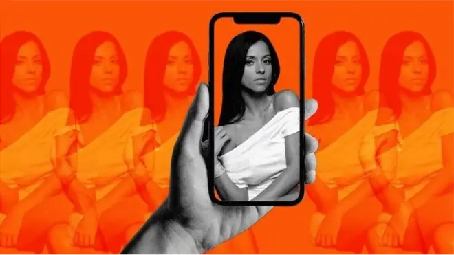 फोन में तस्वीर