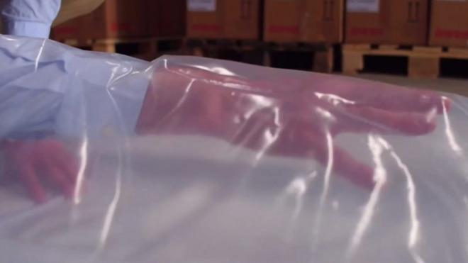 ebola see-through body bag