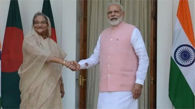 مودی، حسینہ واجد