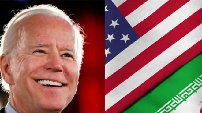 بايدن وعلم إيران