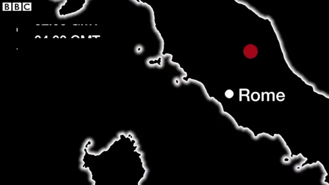 【イタリア地震】　36時間でM3以上の余震が98回