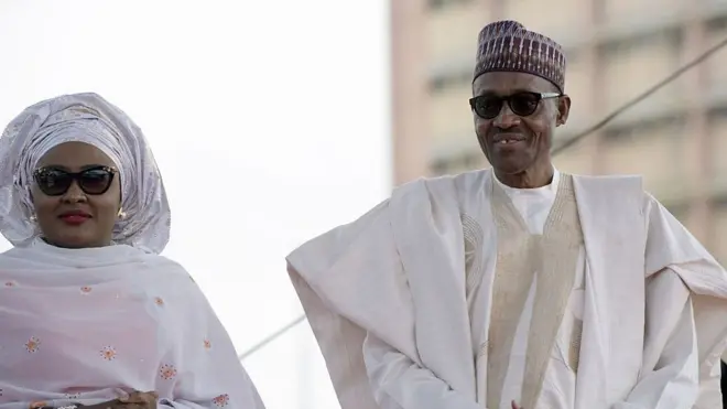 Aisha Buhari one time don criticize her husband goment