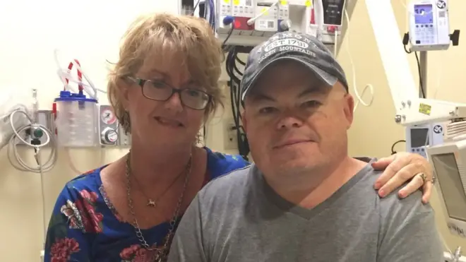 Brian Madeux nişanlısı Marcie Humphrey ile