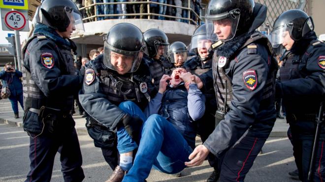 акция оппозиции в Москве
