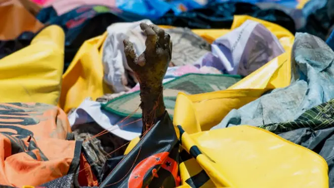 ઇન્ડોનેશિયામાં આવેલા ભૂકંપની તસવીર