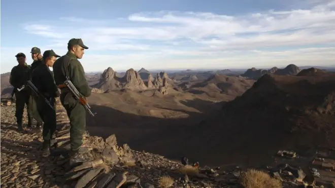 قوات جزائرية على الحدود الجنوبية في ولاية تمنراست