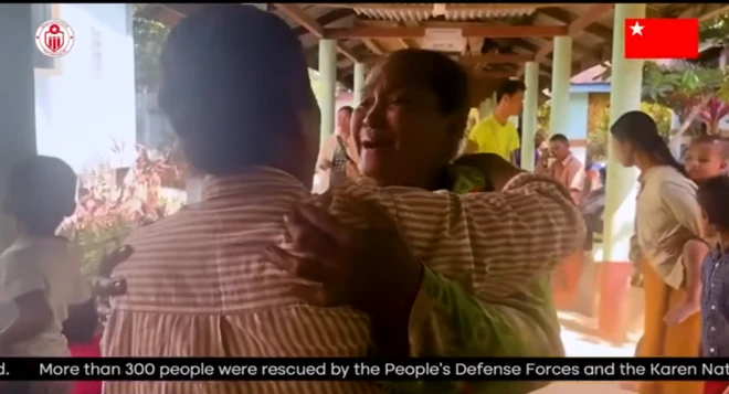 စစ်တပ်ဖမ်းဆီးမှုကနေ ကယ်ထုတ်ခဲ့သူတွေရဲ့ရုပ်သံကို ပြည်သူ့ကာကွယ်ရေးတပ်ဘက်က သတင်းထုတ်ပြန် 