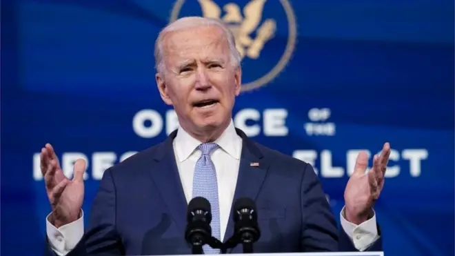 Joe Biden debe asumir la presidencia de EE.UU. el 20 de enero.