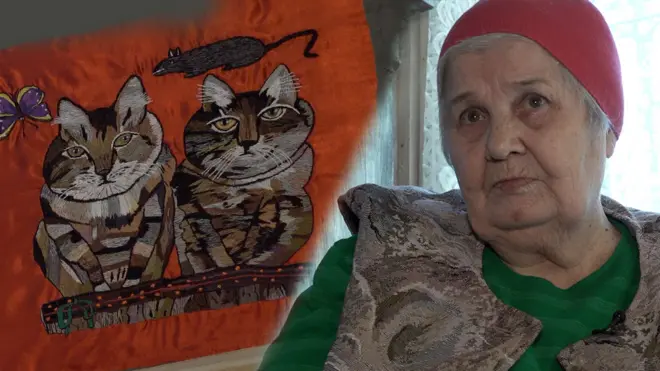 Вышивки и "Инстаграм" помогают Юлии броться с деменцией