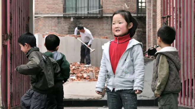 أطفال في حضانة في الصين