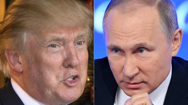 Donald Trump y Vladimir Putin