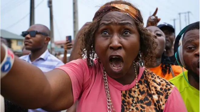 Pesin wey dey vex for di election