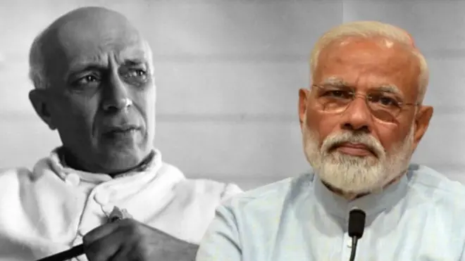 नेहरू मोदी