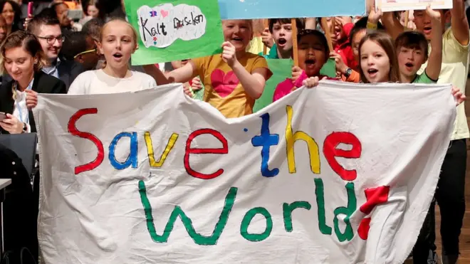Protest dece zbog klimatskih promena (arhivska fotografija)