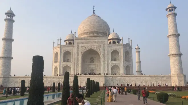 आगरा, ट्रंप की यात्रा