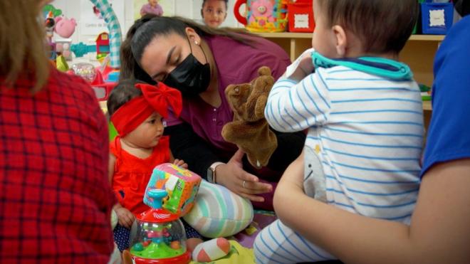 Crianças frequentam crechelotofacil gigasenaLincoln Park, escola secundária apenas para mães grávidas e grávidaslotofacil gigasenaBrownsville, Texas