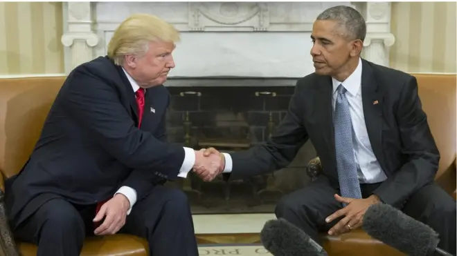 Donald Trump y Barack Obama hablaron, entre otras cosas, sobre Obamacare en su primer encuentro en la Casa Blanca el pasado 10 de noviembre.